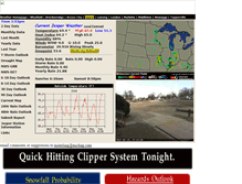 Tablet Screenshot of jasper.midmichiganweather.com