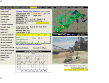 Tablet Screenshot of browncity.midmichiganweather.com